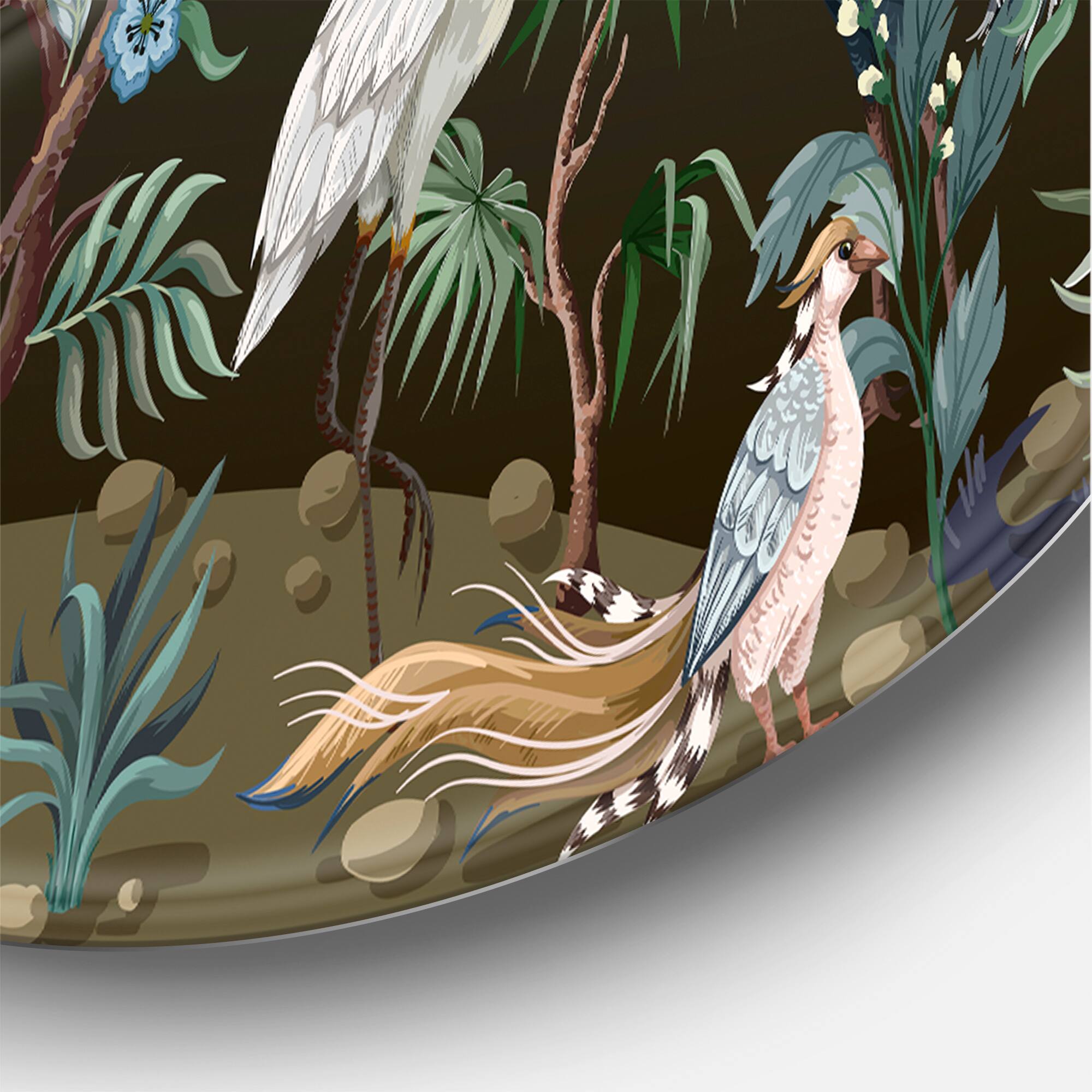 Designart - Chinoiserie With Birds and Peonies IV